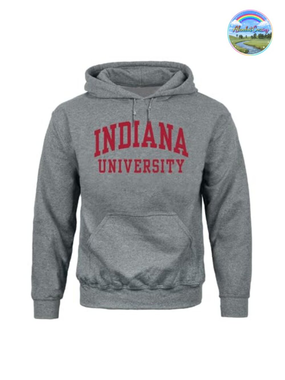 Hooded Sweatshirt Cotton Poly Blend College Logo Unisex